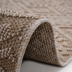 Guros Collection 5X7 Natural / Traditional Indoor / Outdoor Area Rug