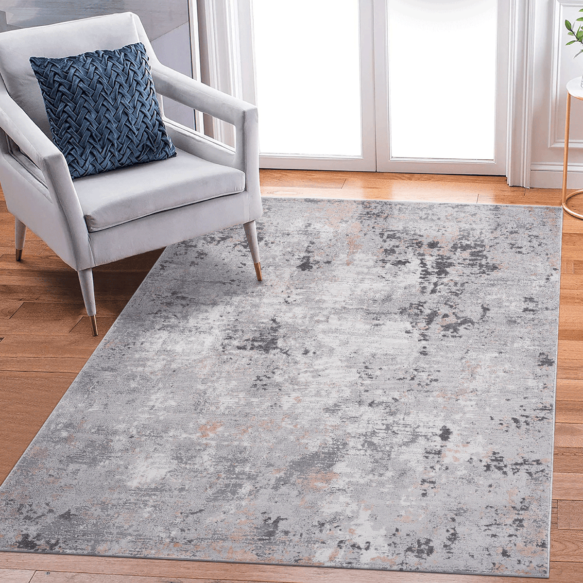 MARFI Collection 8X10 Grey / Multi / Abstract Area Rug