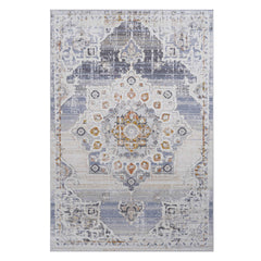 PAYAS Collection 2X3 Cream / Gold / Medallion Doormat Rug