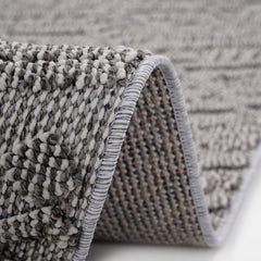 Guros Collection 6X9 White / White / Traditional Indoor / Outdoor Area Rug