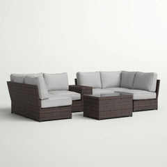 Fully Assembled 4-Person Outdoor Seating Group with Cushions