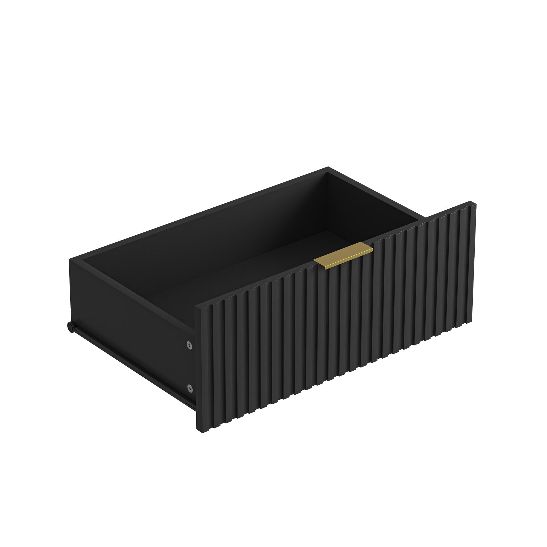 Modern 8 Drawers Dresser Chests for Bedroom,47.2 inch Wide Wood Chest of Drawers with Gold Metal Handle,Drawer Organizer for Bedroom,Living Room,Hallway and Entryway,Black
