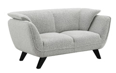 Nayeli Light Gray Boucle Loveseat