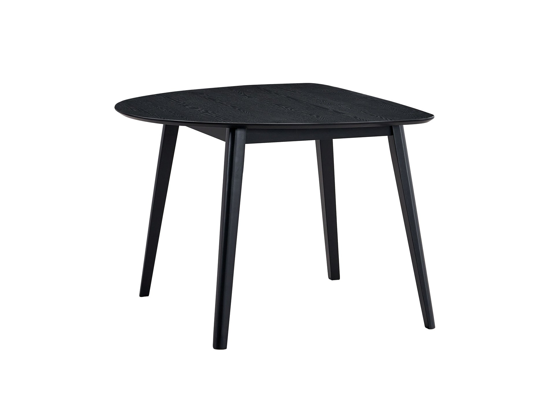Real Black Finish Dining Table