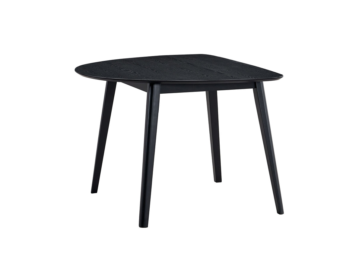 Real Black Finish Dining Table