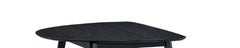 Real Black Finish Dining Table