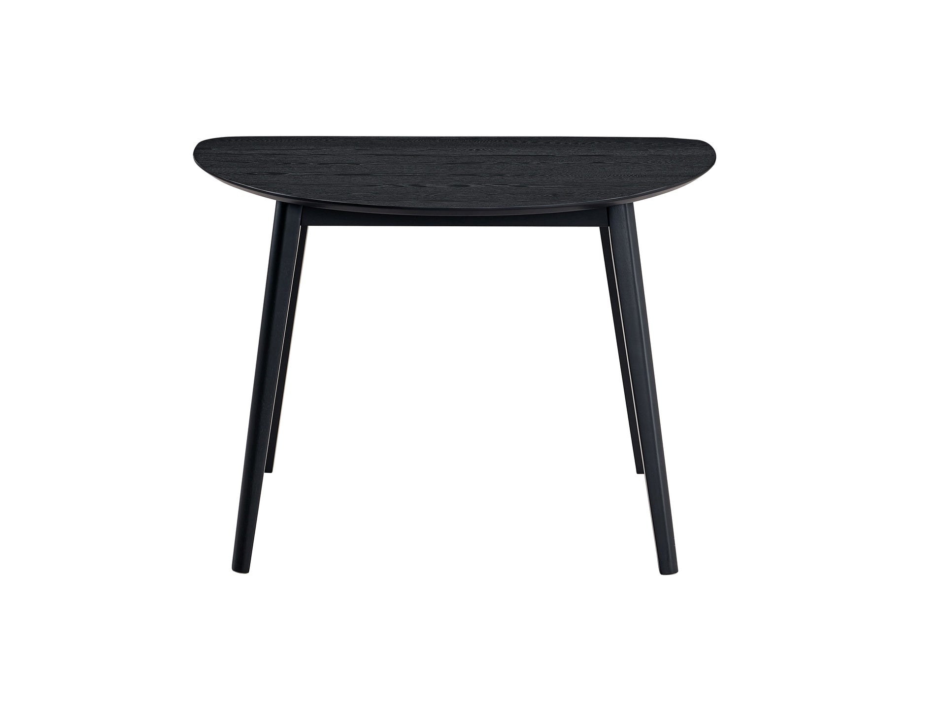 Real Black Finish Dining Table