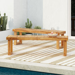 NESTOR BENCH SET OF 2, NATURAL