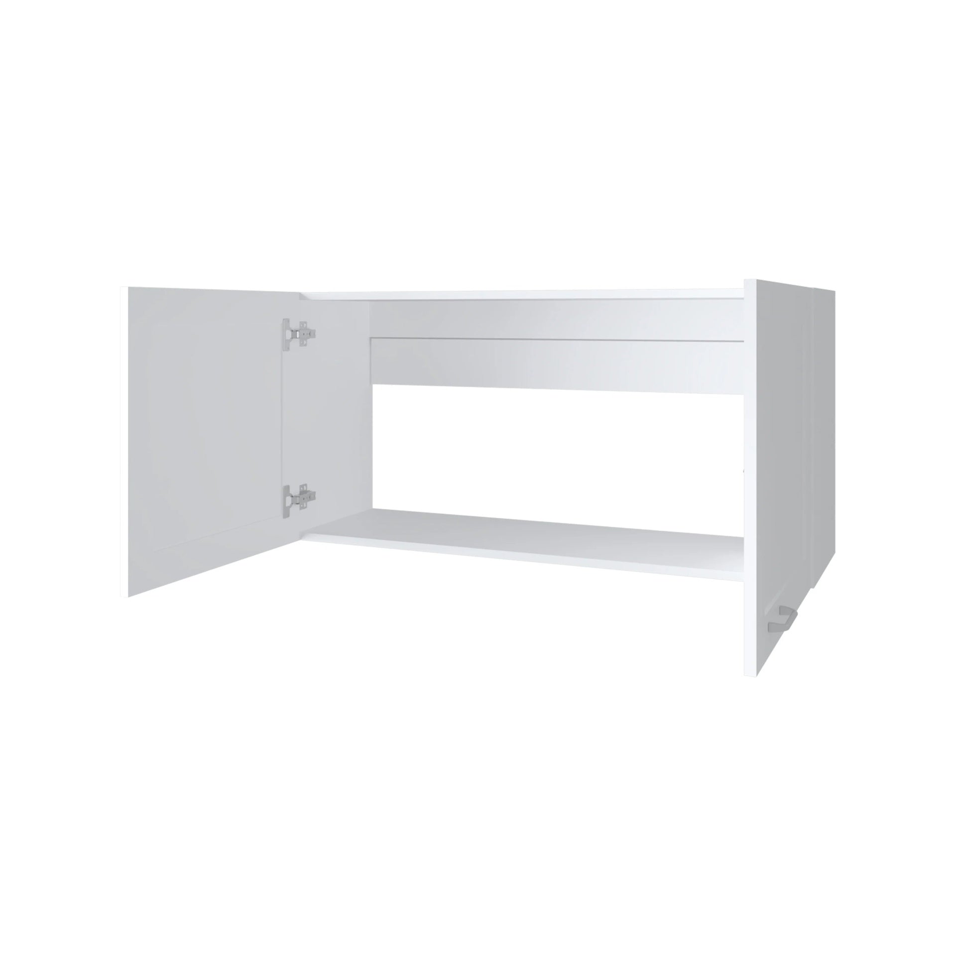 White Kitchen Wall Cabinet with 2 Doors