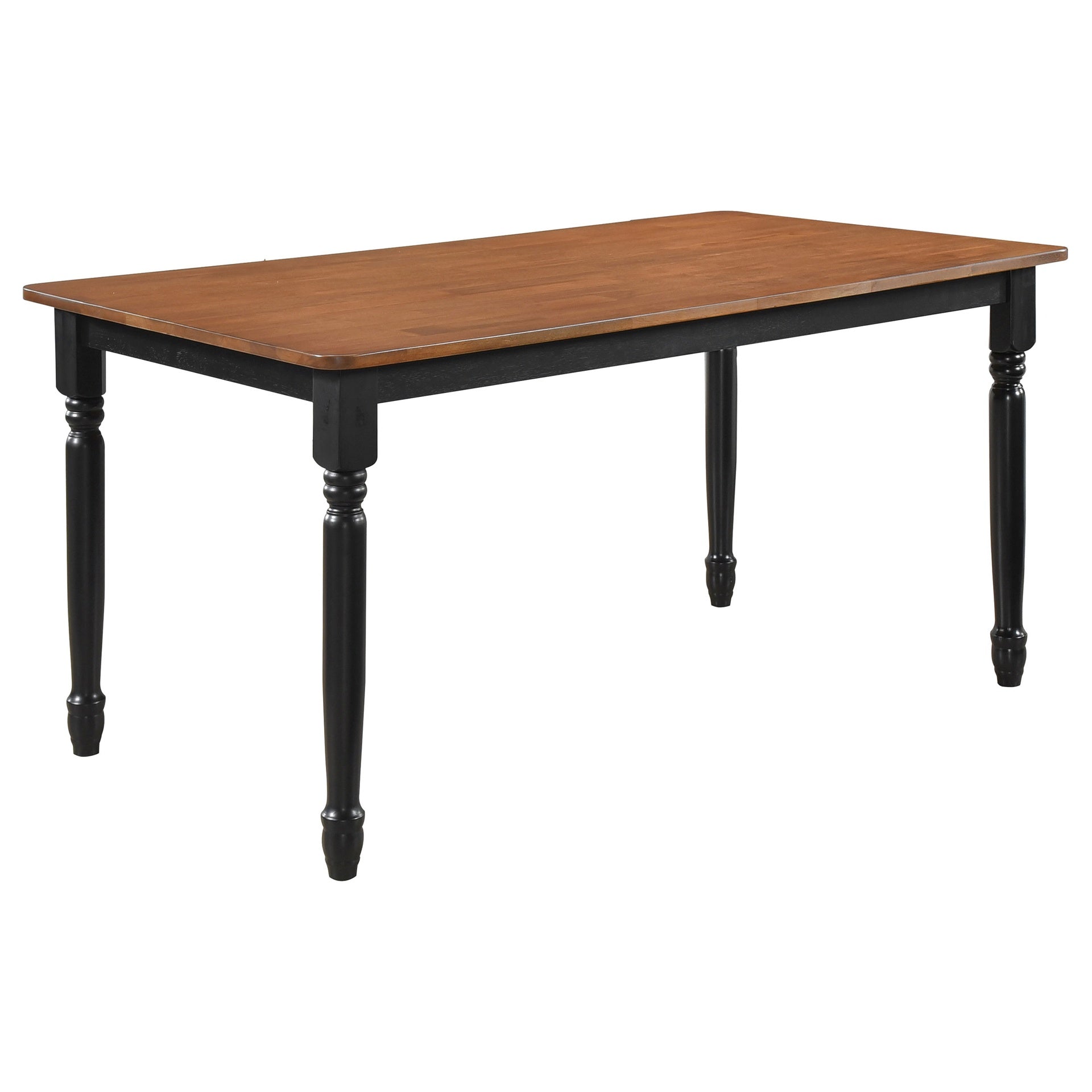Hayward Walnut and Black Dining Table