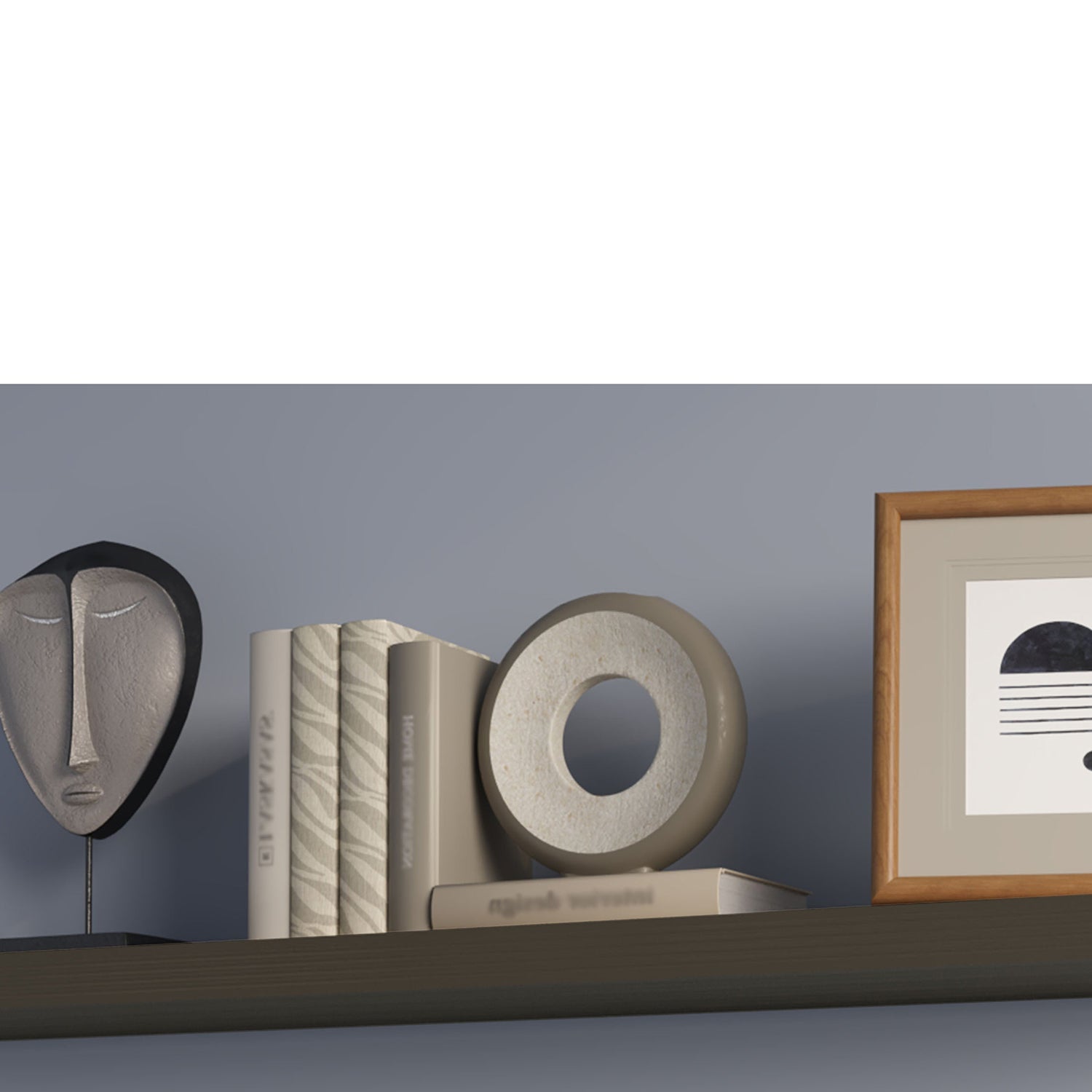 Smokey Oak Floating Shelf