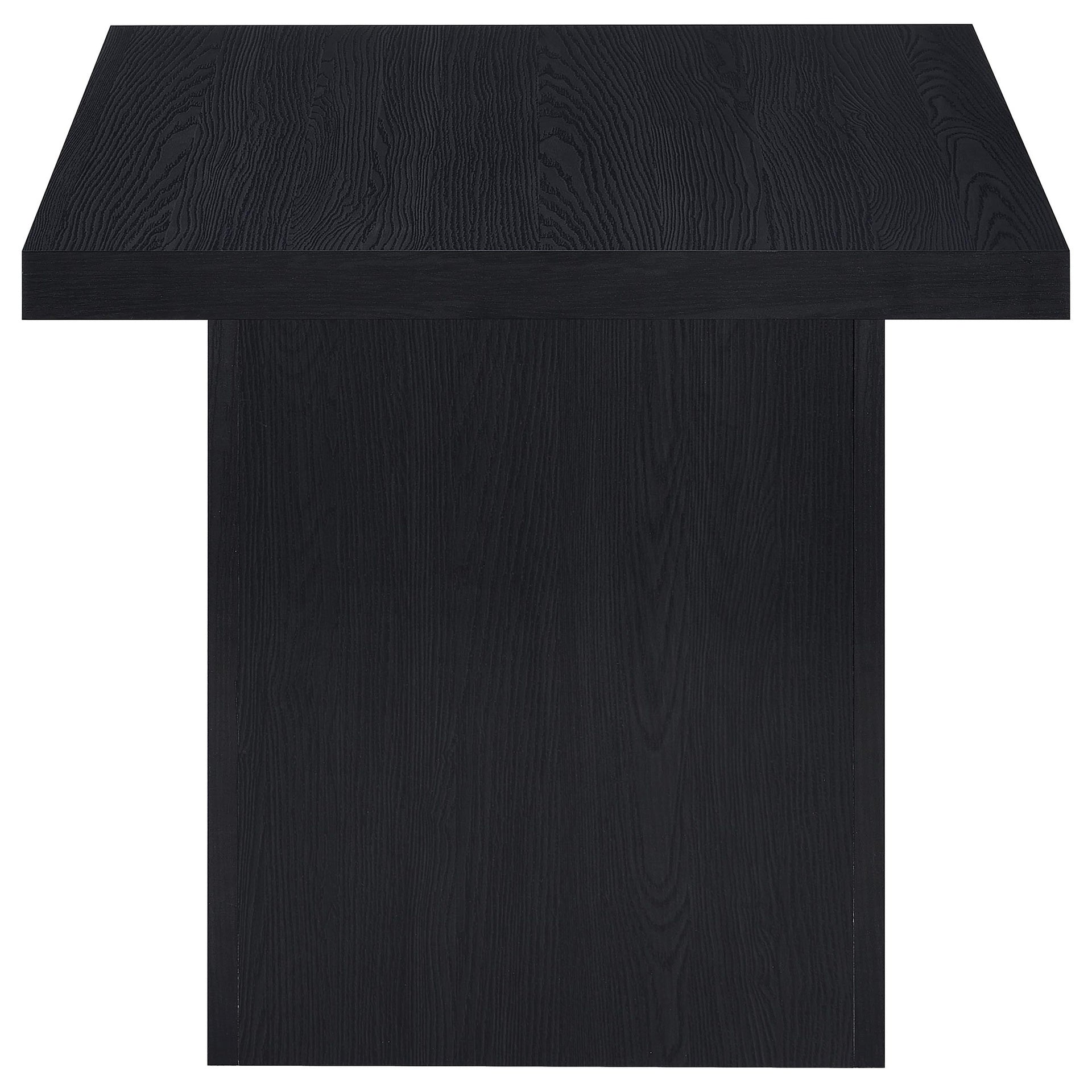 Exeter Black Square End Table