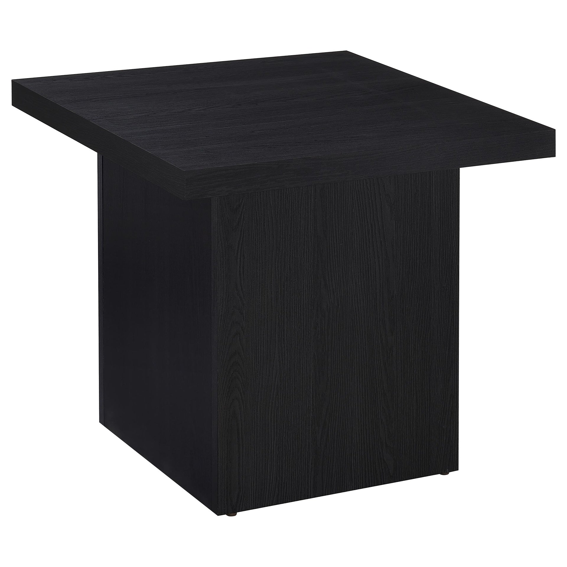 Exeter Black Square End Table