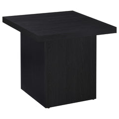 Exeter Black Square End Table