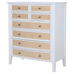 Talia White 8-drawer Chest