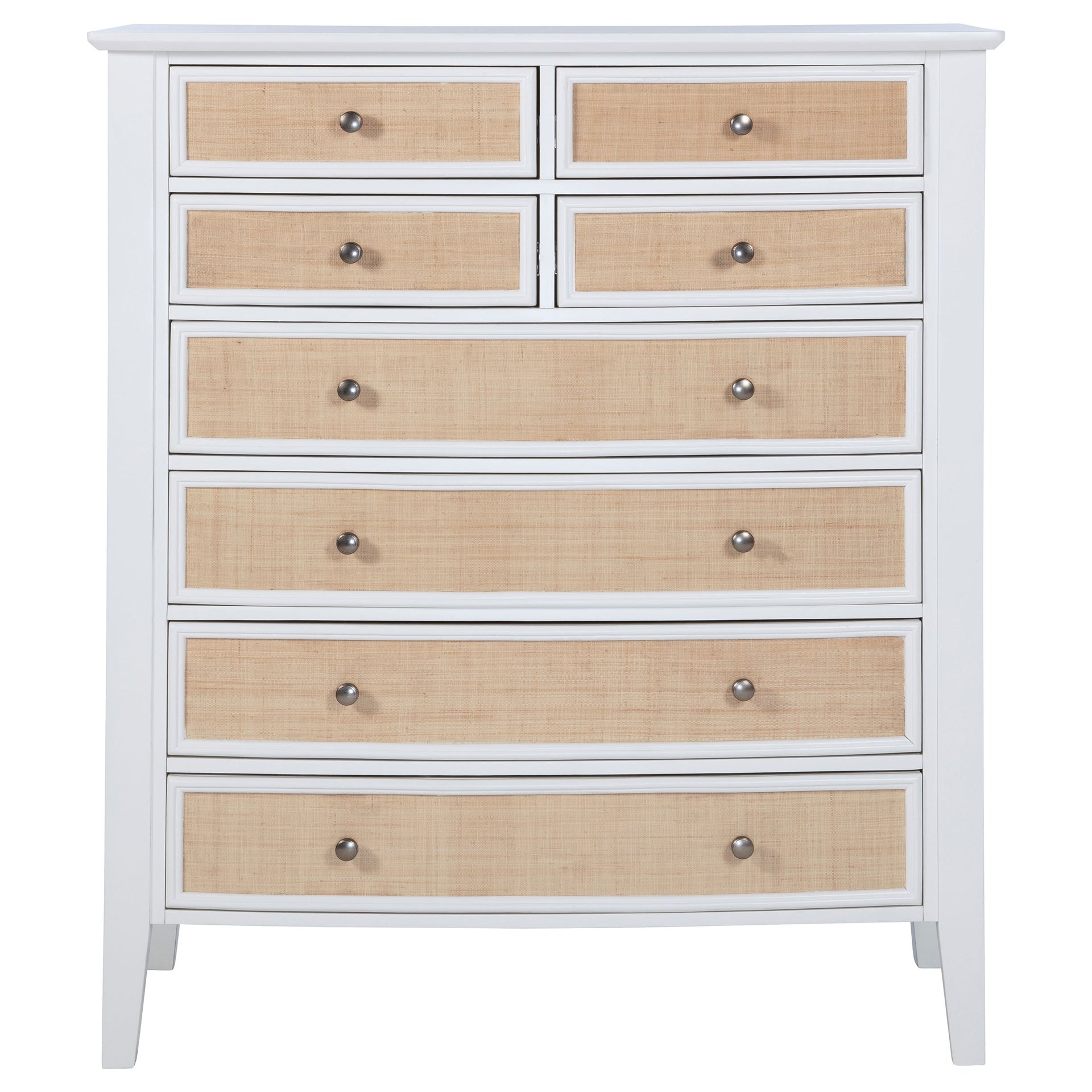 Talia White 8-drawer Chest