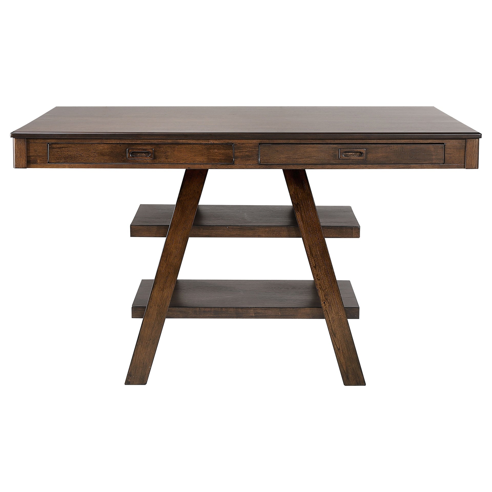 Ferrara Brown and Walnut 5-piece Counter Height Dining Set