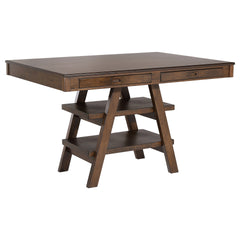 Ferrara Brown and Walnut 5-piece Counter Height Dining Set