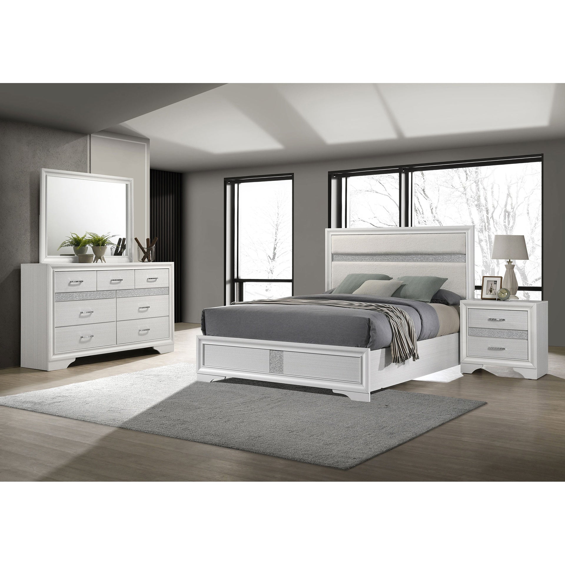 Annie White 4-piece Full Bedroom Set