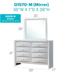 Marilla G1570-D Dresser , White