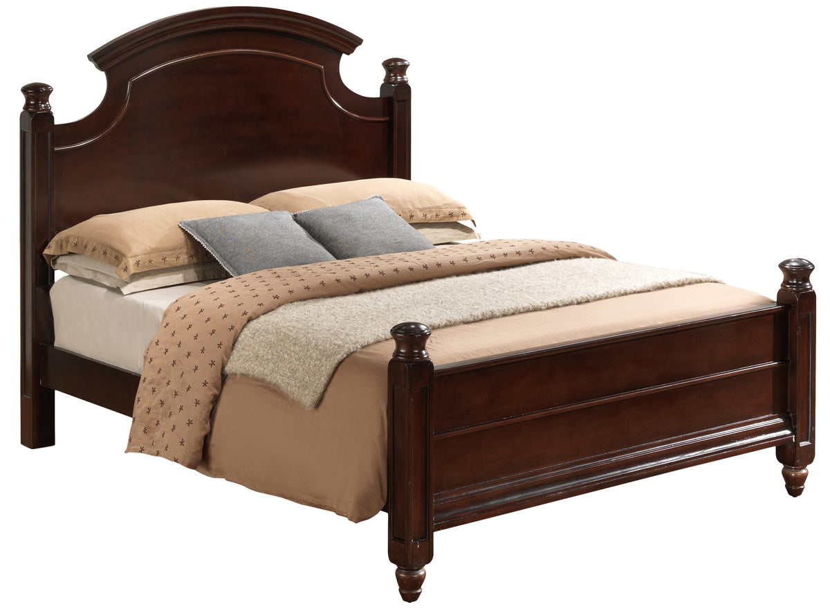 Summit G5950A-KB King  Bed (  3 Boxes) , Cappuccino