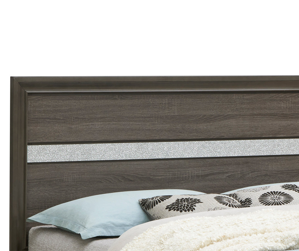 Madrid G02305B-FB FULL BED , Gray