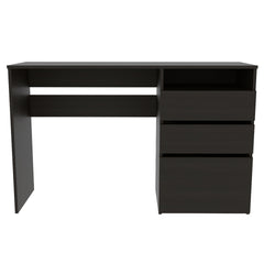 Wenge 3-Drawer 1-Shelf Computer Desk