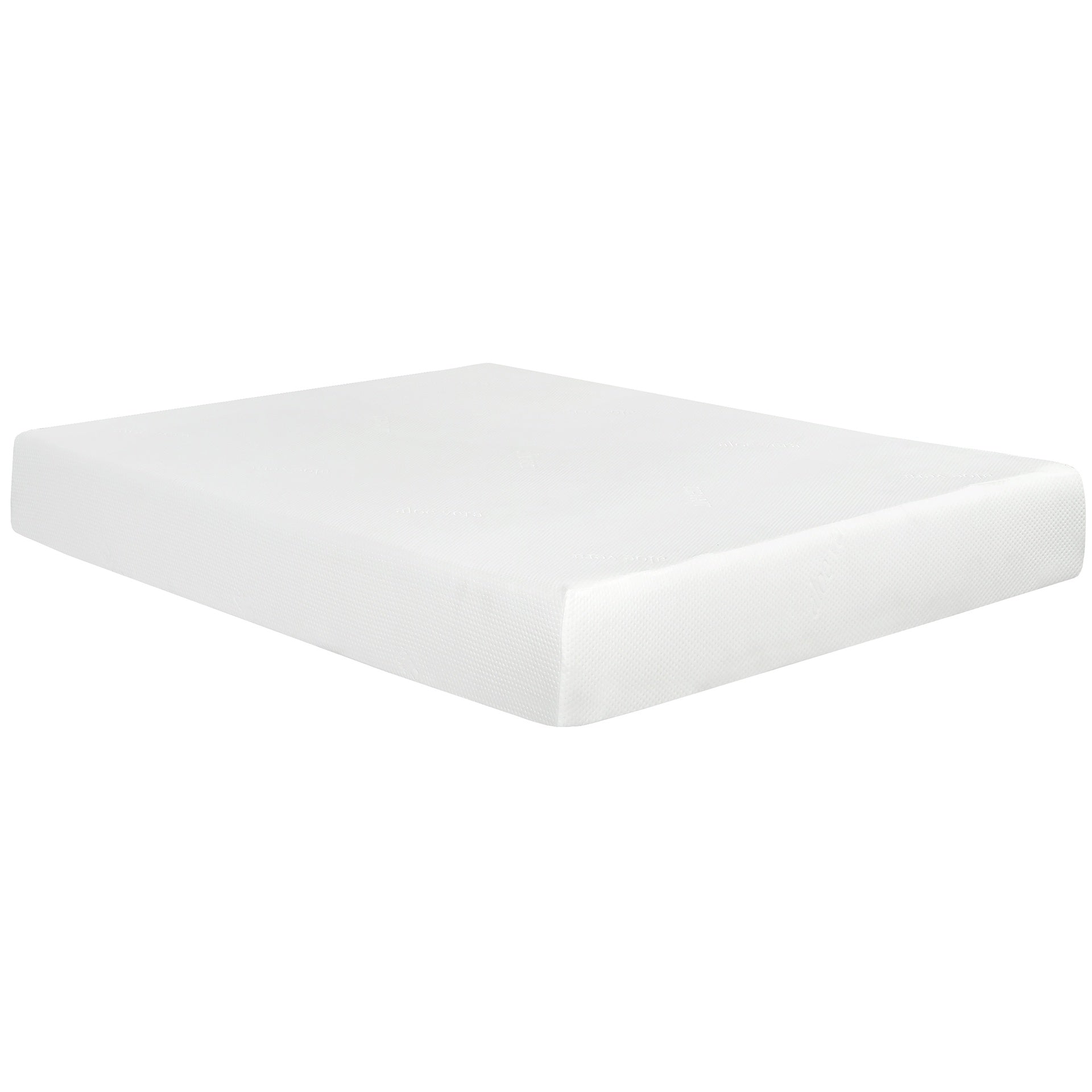 10 in. Plush King Size Gel Memory Foam Mattress, Cooling Technology, Pressure Relief Bed Mattress in a Box, White