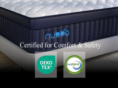 NUBBA 12" QUEEN SIZE PREMIER LUXURY HYBRID MATTRESS - MEDIUM FIRM