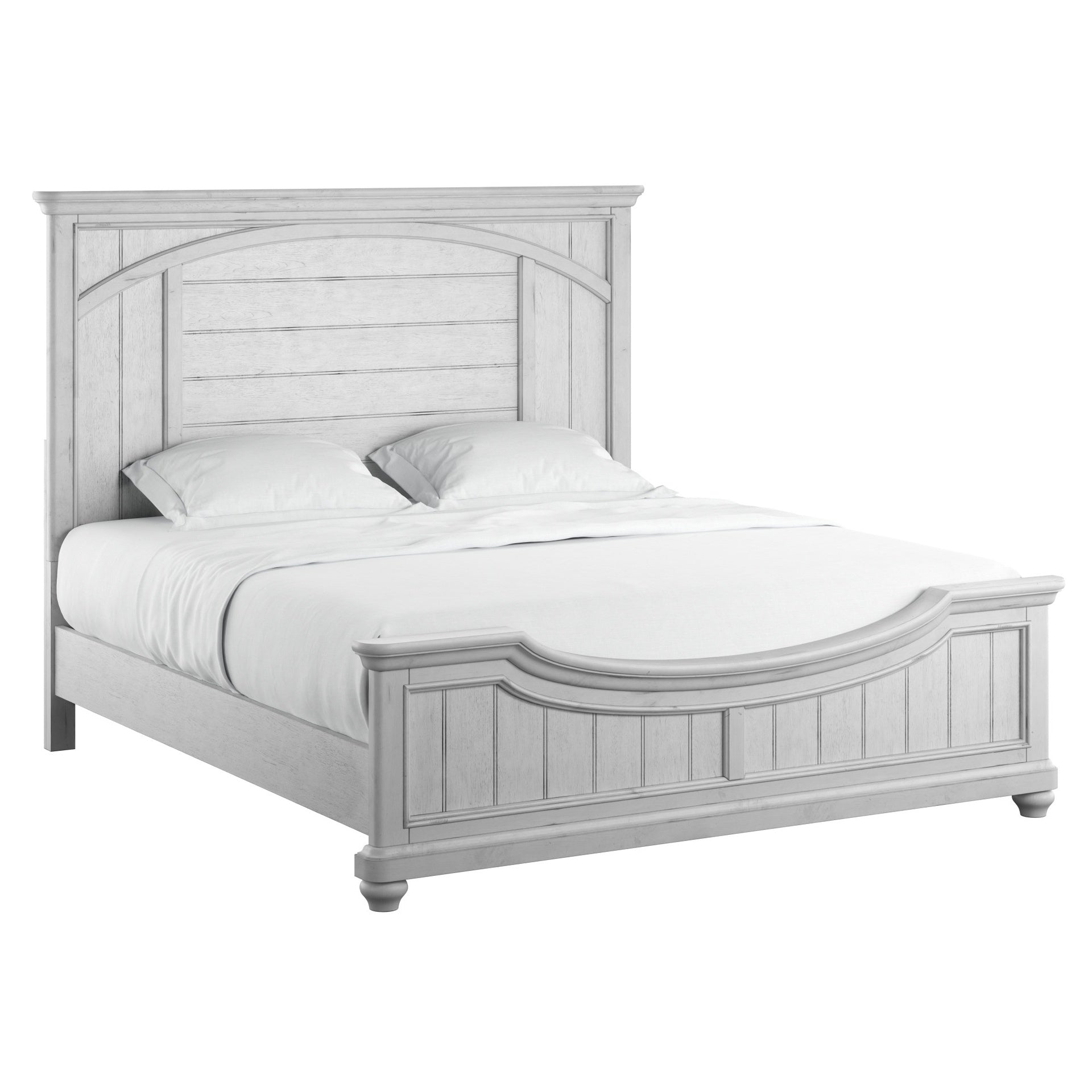 Gray Queen Panel Bed