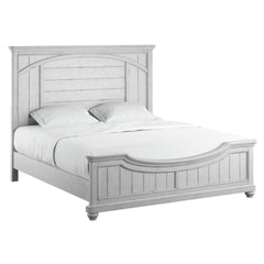 Gray Queen Panel Bed