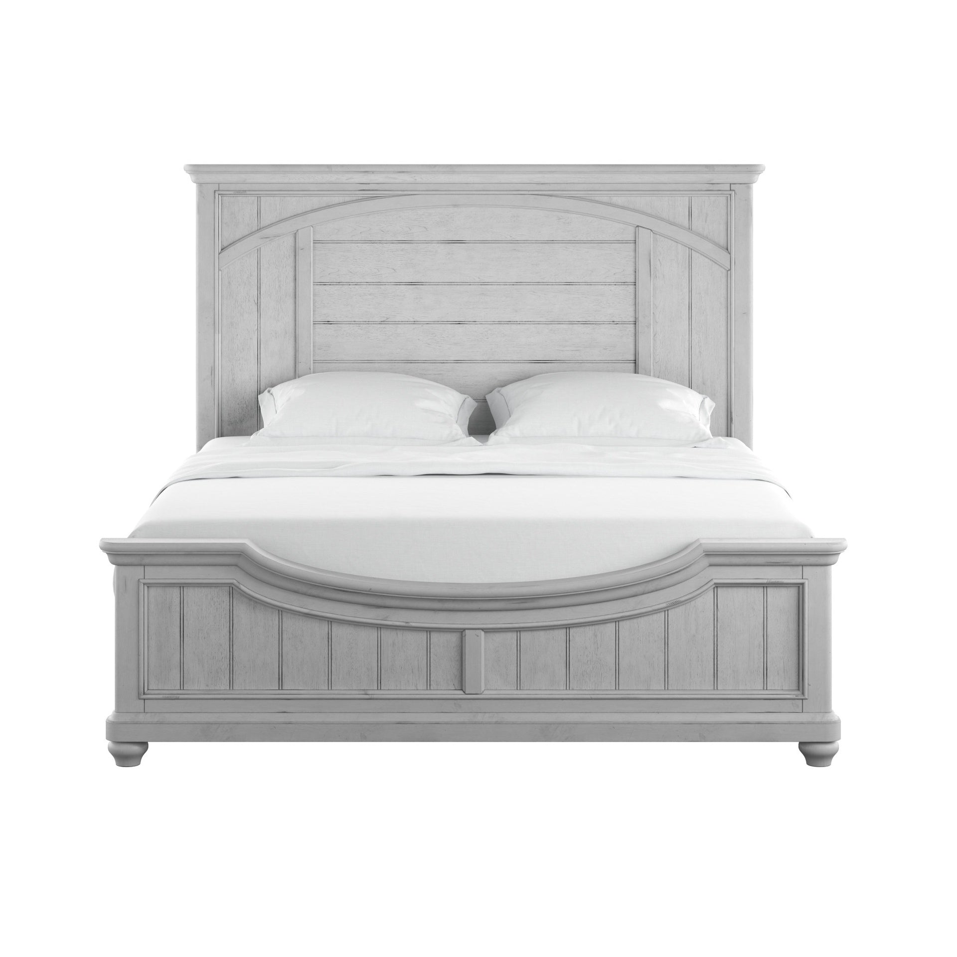 Gray Queen Panel Bed