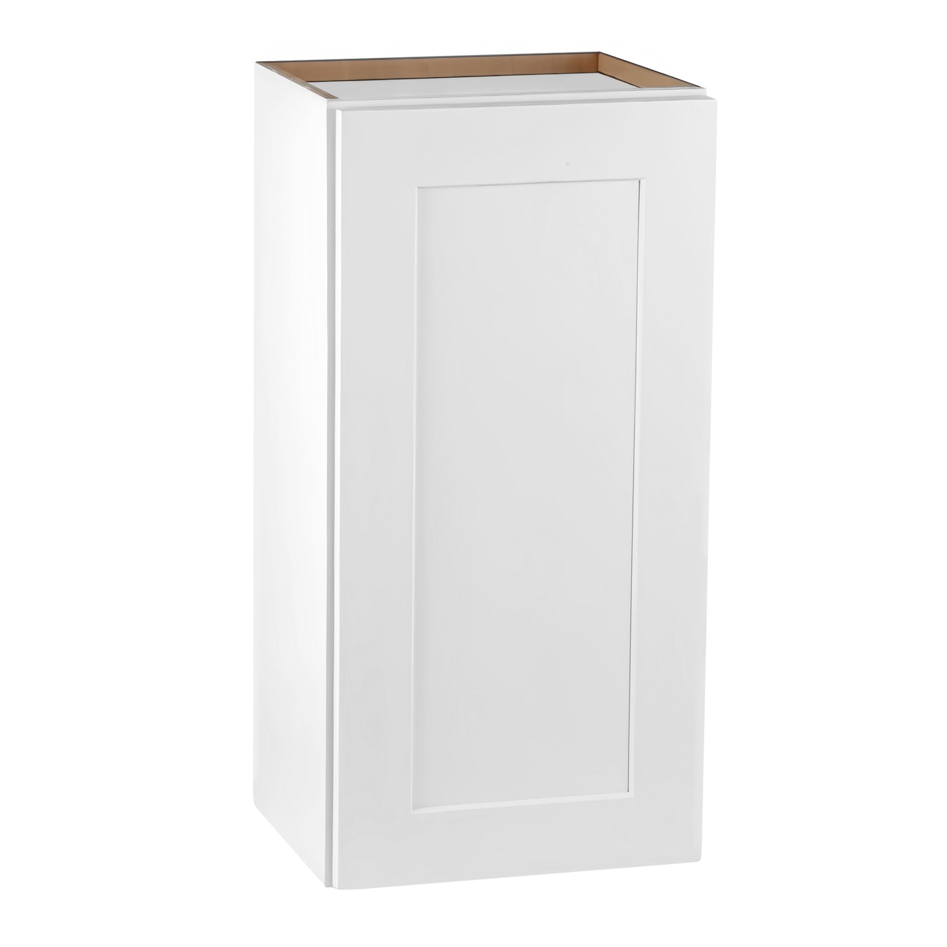 Single Door Shaker Cabinet: 21" White Solid Wood with Soft-Close Door,2 Adjustable Shelves. Space-Saving Storage for Small Kitchen, Bathroom, Laundry Nook, Garage  (Easy Assembly, 21"W x 12"D x 30"H)