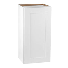Single Door Shaker Cabinet: 21" White Solid Wood with Soft-Close Door,2 Adjustable Shelves. Space-Saving Storage for Small Kitchen, Bathroom, Laundry Nook, Garage  (Easy Assembly, 21"W x 12"D x 30"H)