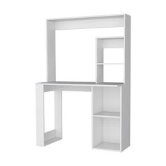 Carroll Computer Desk with Hutch and Storage Shelves