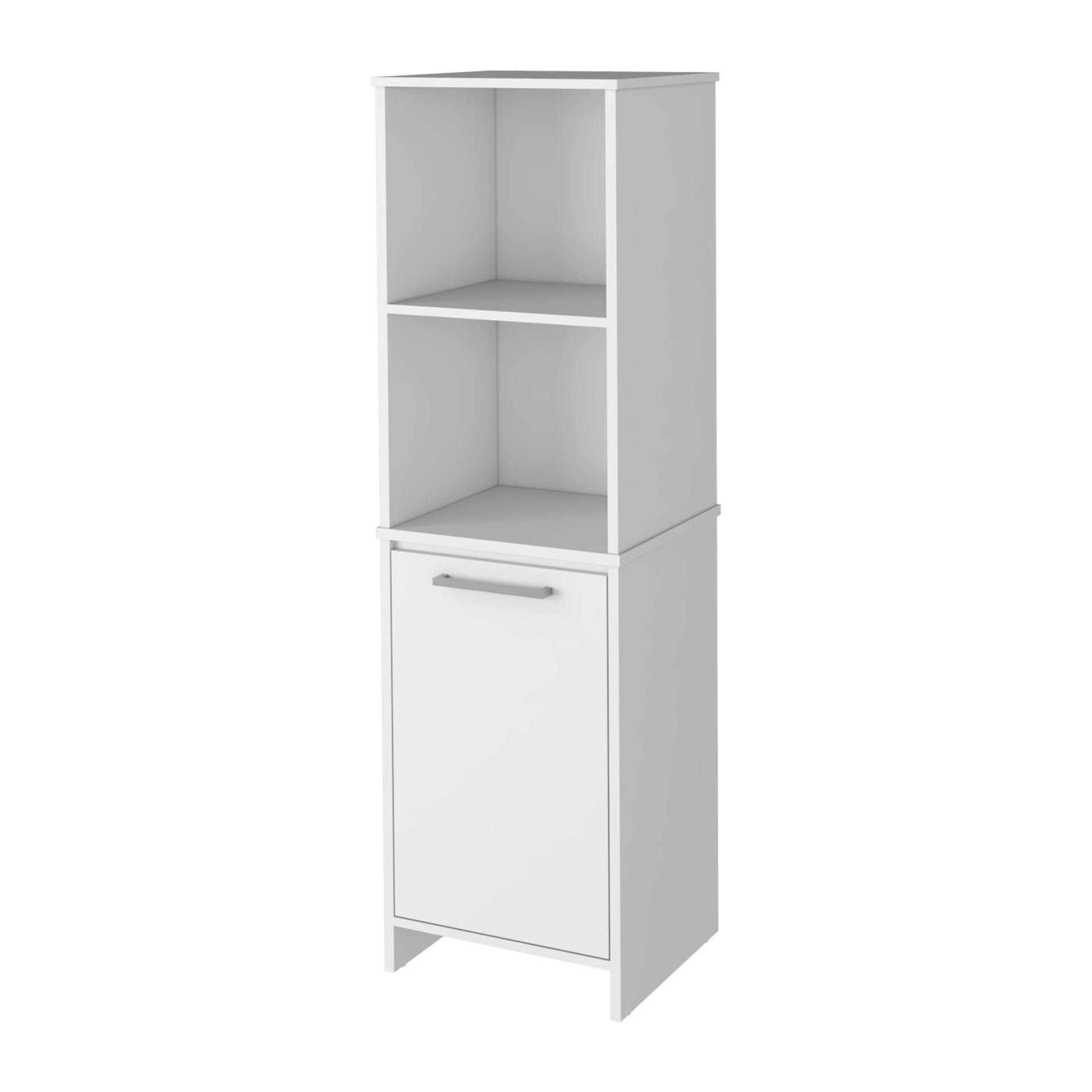 Danforth Pantry Cabinet, Single Door Cabinet, Four Shelves