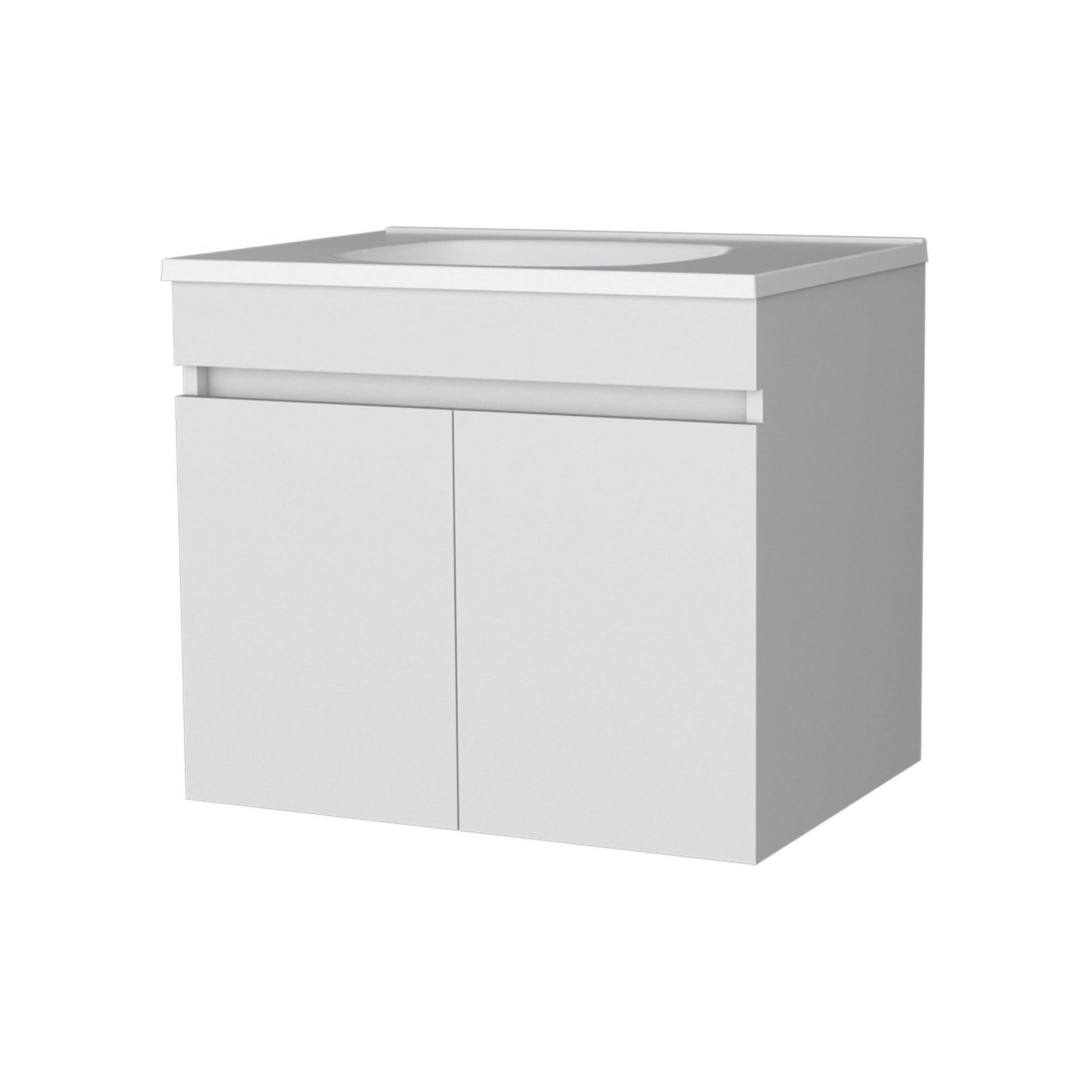 FM FURNITURE Rainbow City Vanity with 2 Doors, White