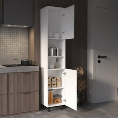 Thorndike 2-Shelf Rectangle Pantry Cabinet White