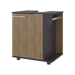 FM FURNITURE Gila Bend Under Sink Storage Cabinet, Compact Design, with Two Shelves for Organizing Bathroom Items, White