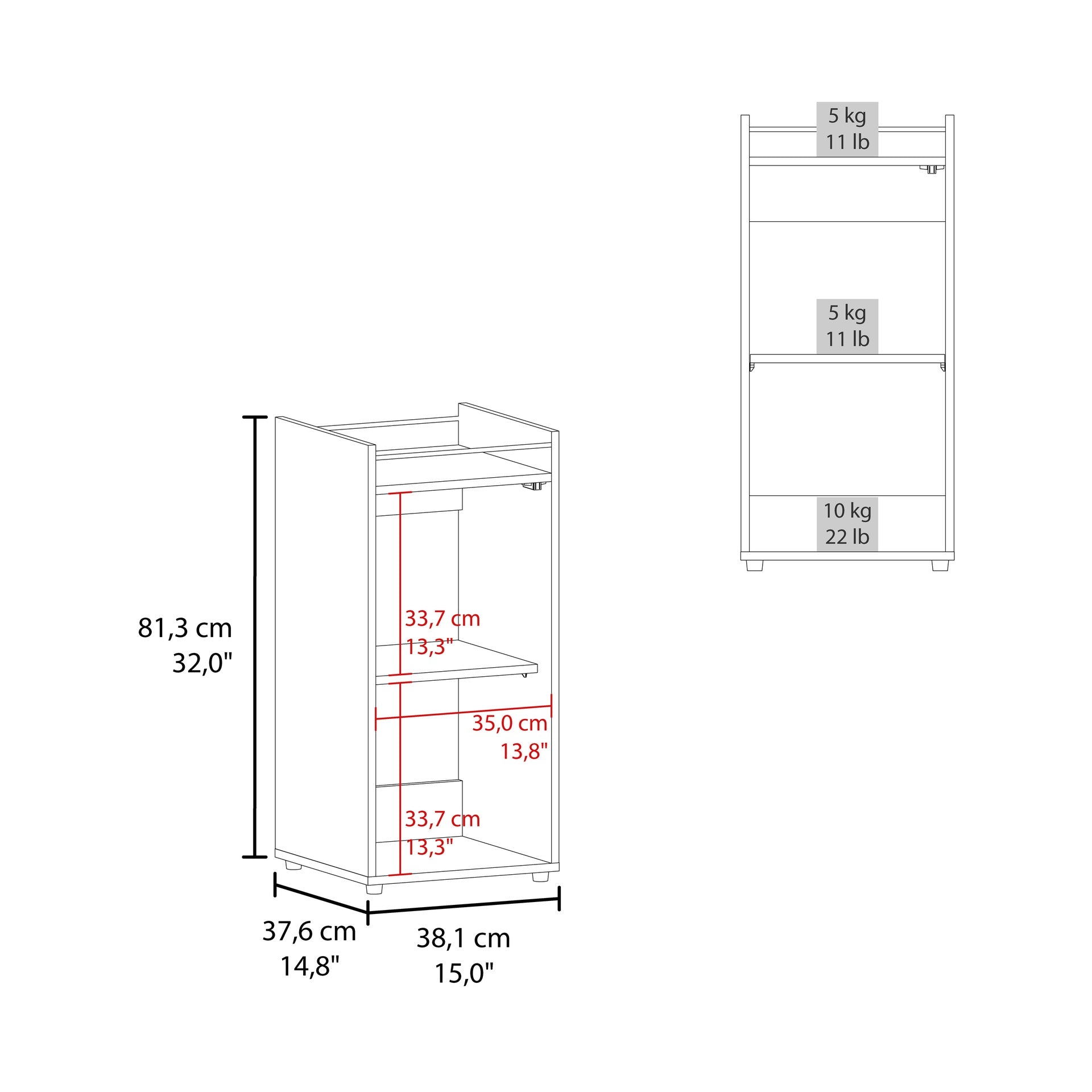 Glass Door Bar Cabinet with Shelves, Wenge
