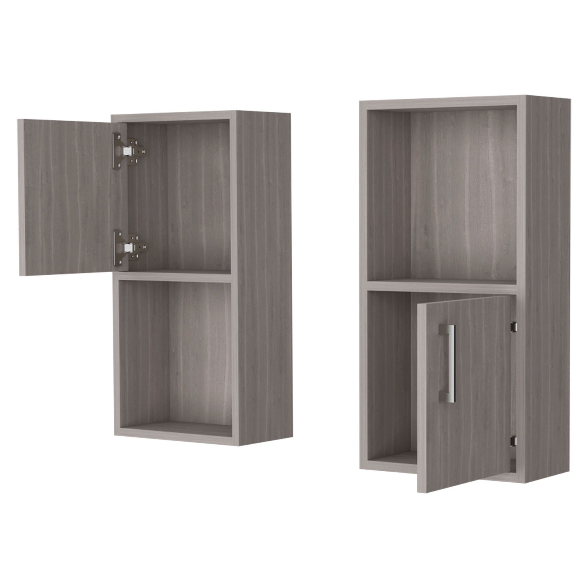 Dixie 2 bathroom medicine cabinets with storage with open shelf