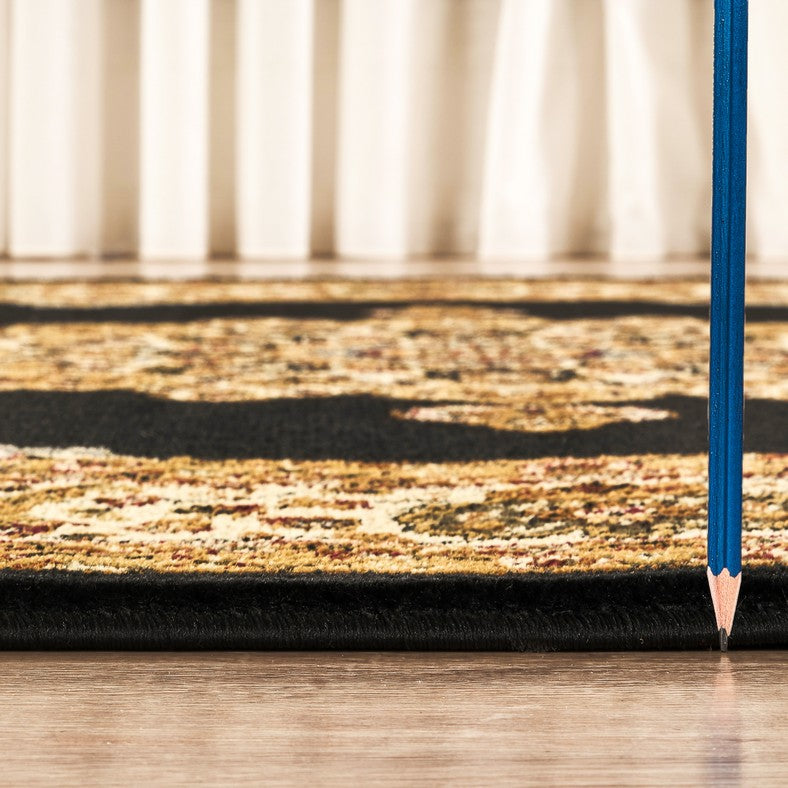 Classic GC_VIN5010 Black 2 ft. x 3 ft. Area Rug