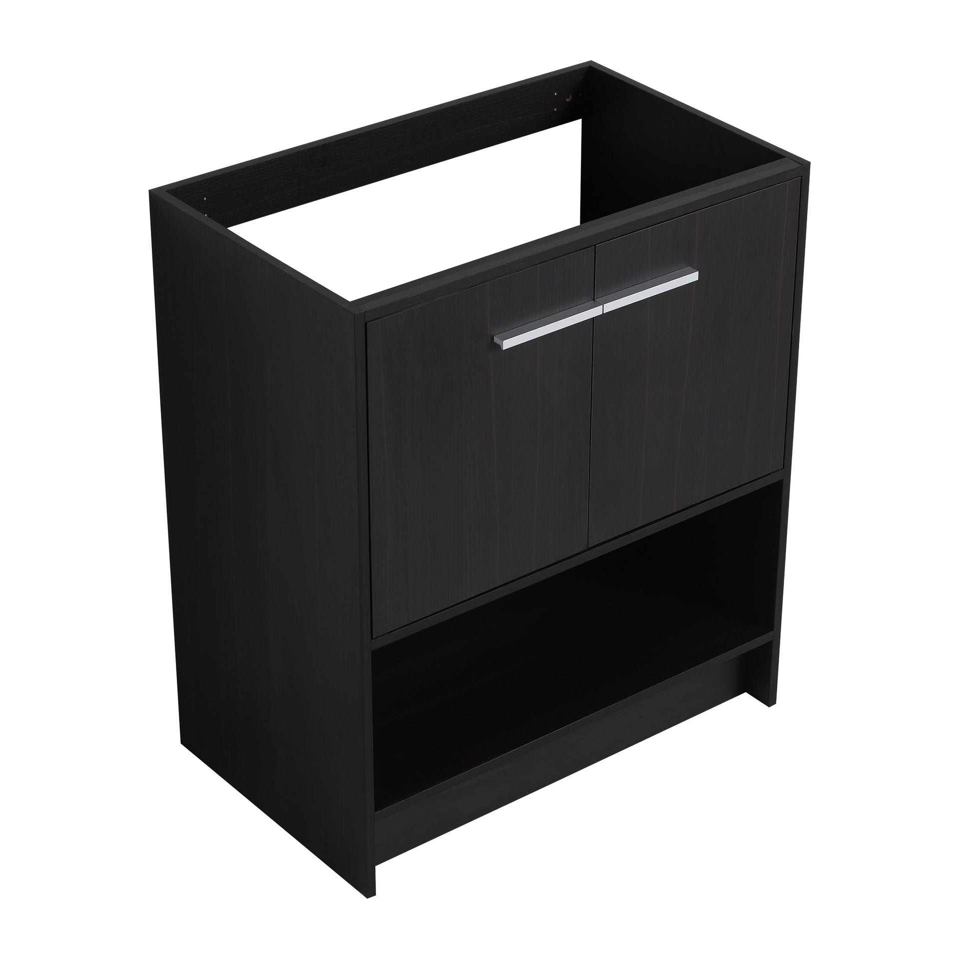 30" Bathroom Vanity, 2 doors, Freestanding Bathroom Cabinet Vanity, Plywood (Excluding Sink)