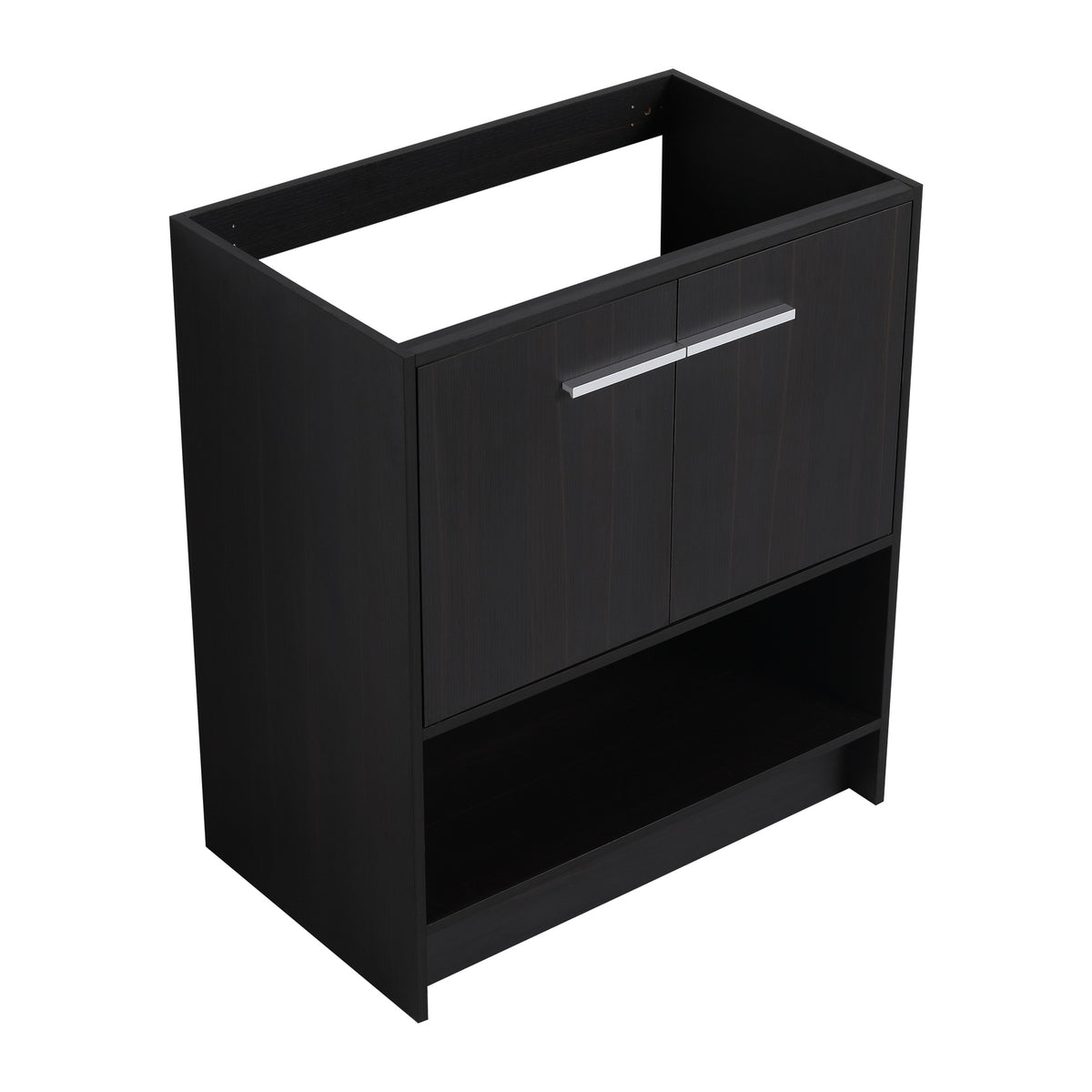 30" Bathroom Vanity, 2 doors, Freestanding Bathroom Cabinet Vanity, Plywood (Excluding Sink)