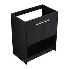 30" Bathroom Vanity, 2 doors, Freestanding Bathroom Cabinet Vanity, Plywood (Excluding Sink)