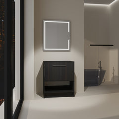 30" Bathroom Vanity, 2 doors, Freestanding Bathroom Cabinet Vanity, Plywood (Excluding Sink)