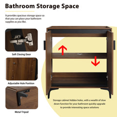 30 "Bathroom Vanity, 2 doors, Bathroom Cabinet Vanity Freestanding Cabinet Engineering wood Frame(Cabinet Only)