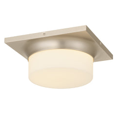 10-in Brushed Nickel LED Flush Mount