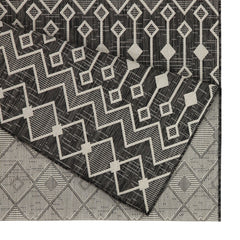 Sunshine GC_HAR2020 Anthracite 7 ft. 10 in. x 10 ft. 3 in. Indoor/Outdoor Area Rug