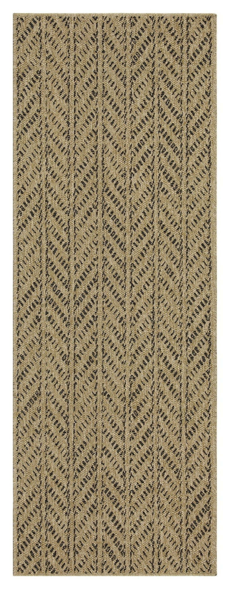 Earth GC_NTL1012 Jute/Black 7 ft. 10 in. x 10 ft. 3 in. Indoor/Outdoor Area Rug